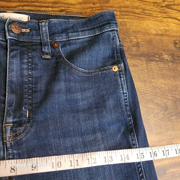 Madewell Jeans 28 Skinny 10" High Rise Woodland Wash MA983 Tummy Control Stretch - Picture 9 of 13